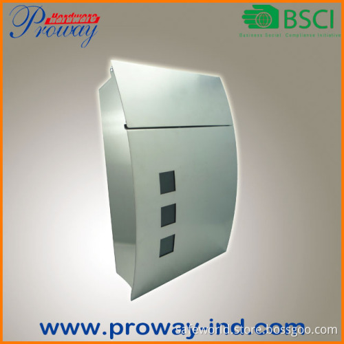 outdoor waterproof stainless steel mail box